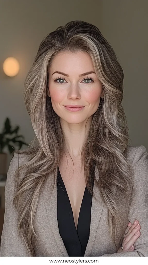 Flipped Part 1 Easy Work Hairstyles for Long Hair 2