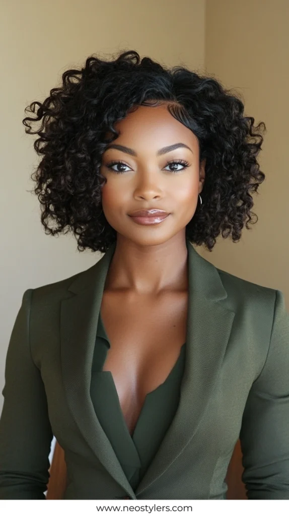 Wash and Go 2 work hairstyles for black women 17