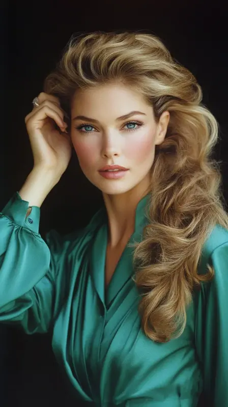 Retro Glam Revival: The Iconic 80s Blowout - 80s blowout hair