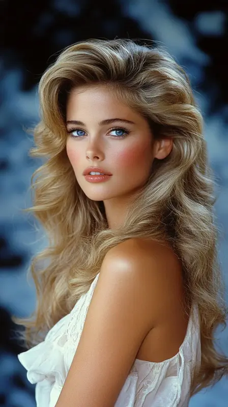 Glamorous 80s Waves: A Vintage Comeback - 80s blowout hair
