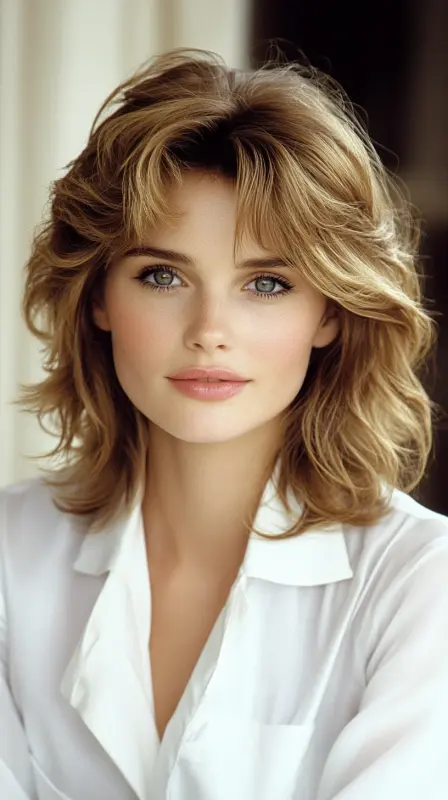 90s Glam: Retro Revival - 90s blowout hair short