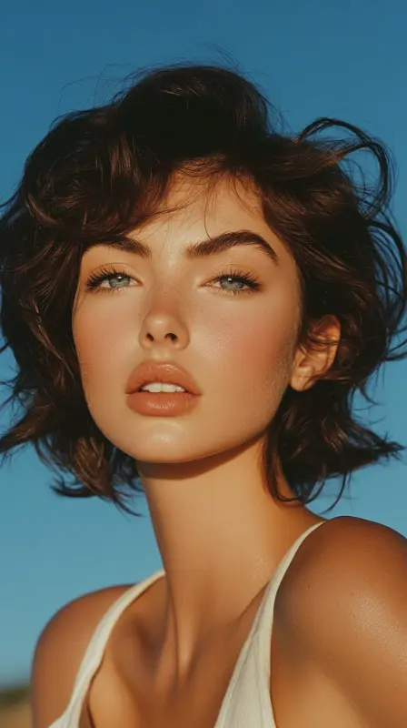 Timeless Glam with a Modern Flair - 90s blowout hair short