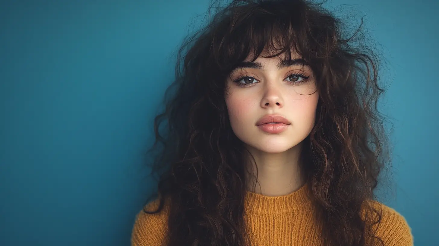 Long curly hair 2