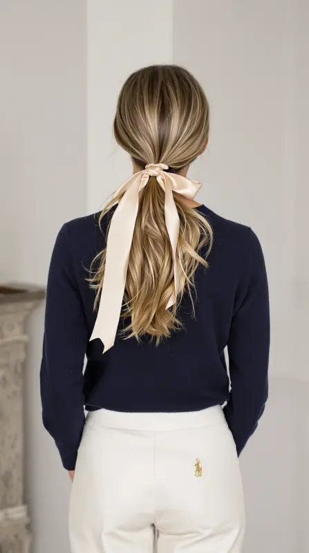 Effortless Elegance: The Old Money Ponytail - old money hair Ideas