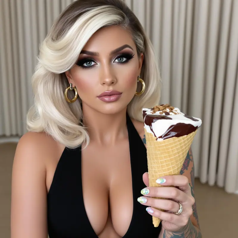 Golden Locks and Sweet Escapes - blonde bombshell hair