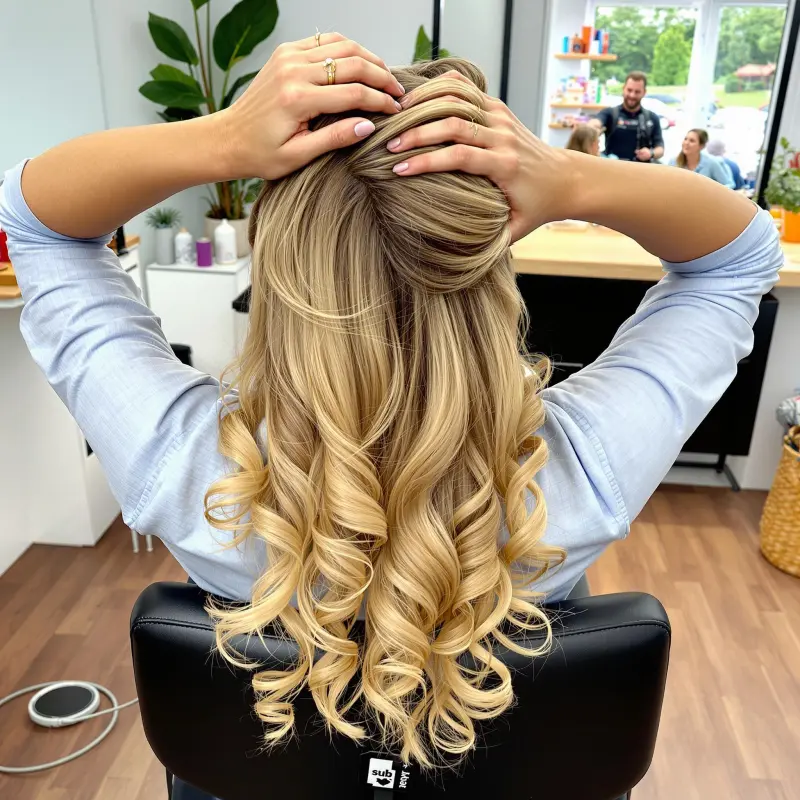 Golden Tresses of Enchantment - blonde bombshell hair