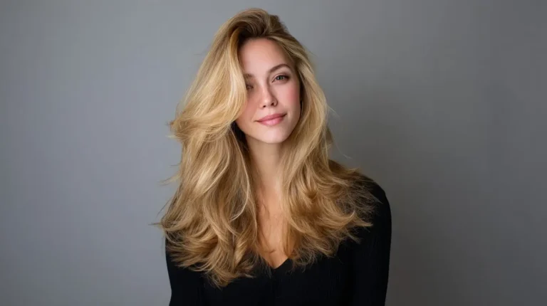 blowout hair blonde 2