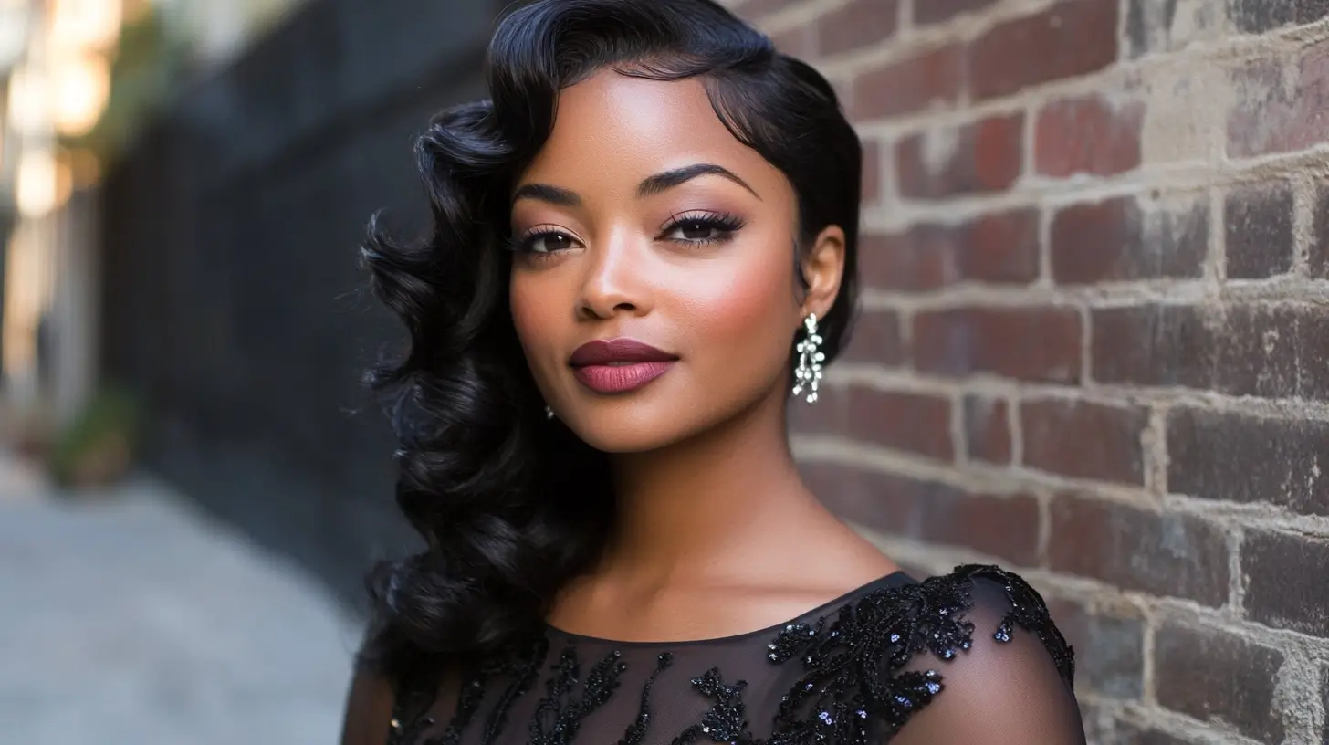 blowout hairstyles for black women 2