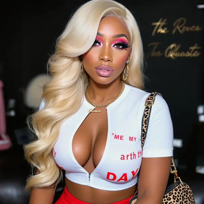 Blonde Bombshell Waves: The Art of Elegance - blowout side part