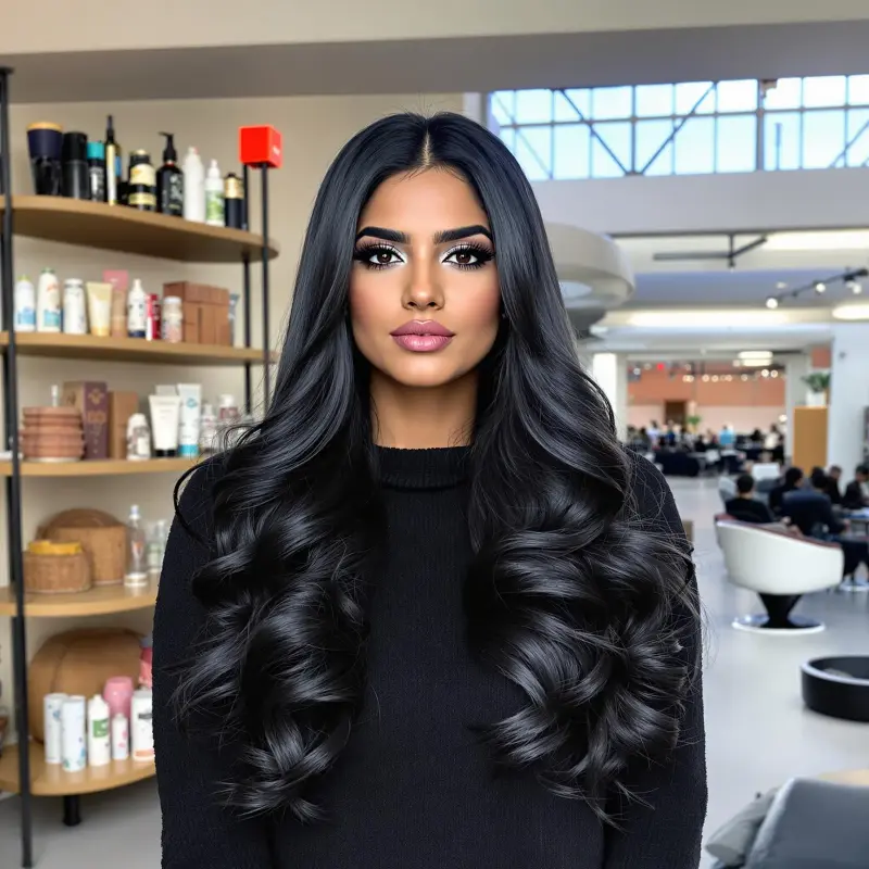 Chic Symphony: The Glamourous Blowout - bouncy blowout curls