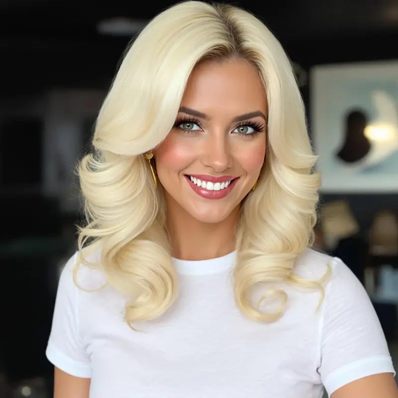 Glamour in Every Strand: The Perfect Blowout Experience - bouncy blowout curls