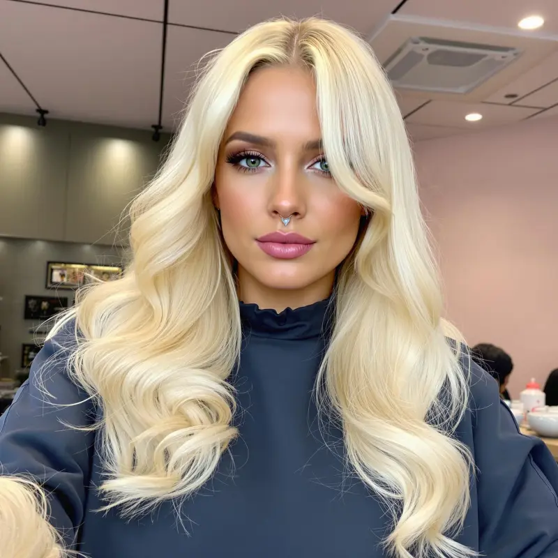 Glamour in Motion: Unleash Your Inner Diva - bouncy blowout curls