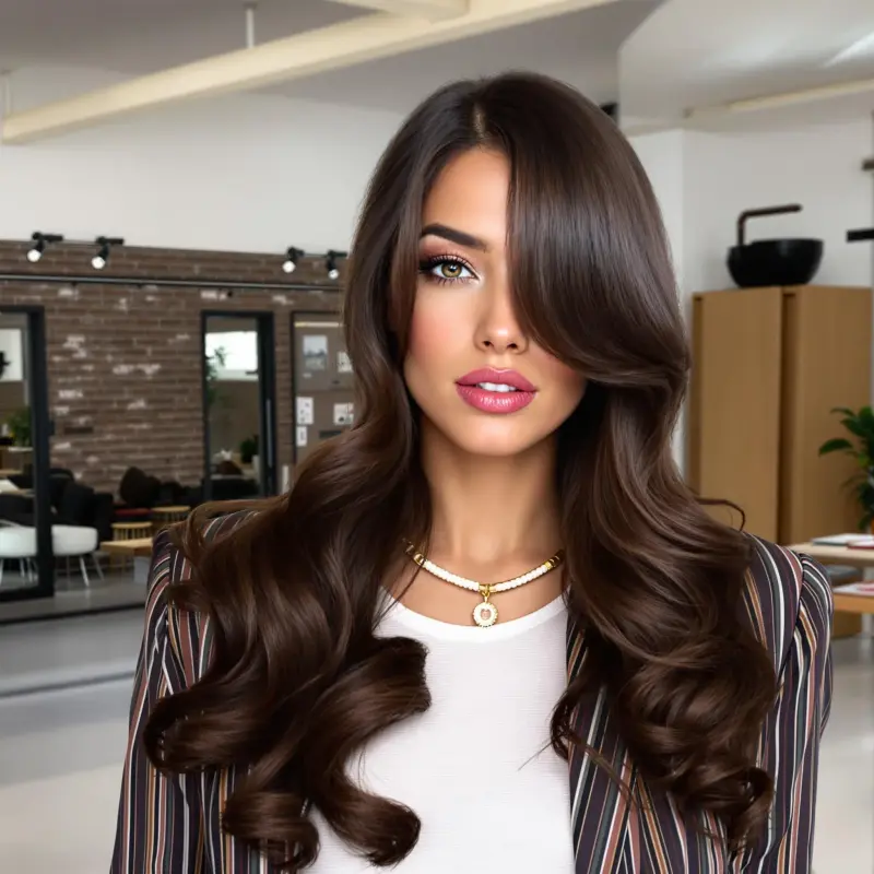 Spotlight-Worthy Strands: Embrace Your Inner Glam - bouncy blowout curls