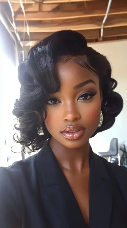 Unveil Your Inner Diva with Dazzling Curls - curled blowout hair