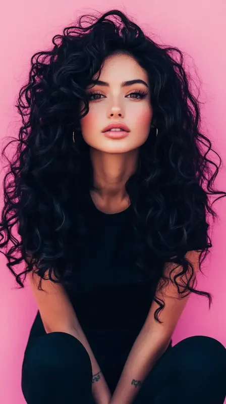 Bounce to the Beat: Unleash Your Inner Diva with a Dynamic Blowout - curled blowout hair