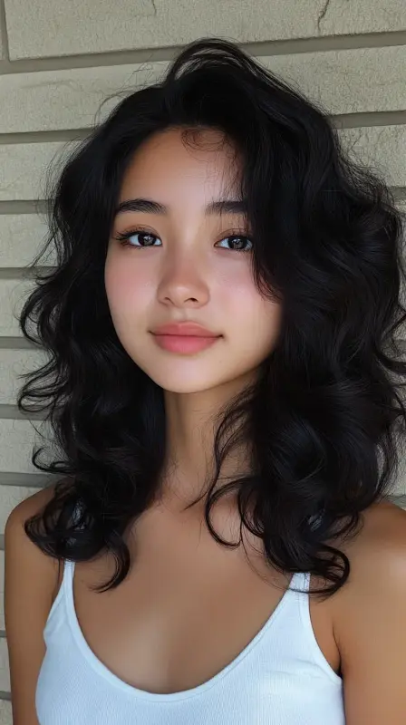 Unleash Your Inner Glam: Waves of Wonder - curled blowout hair