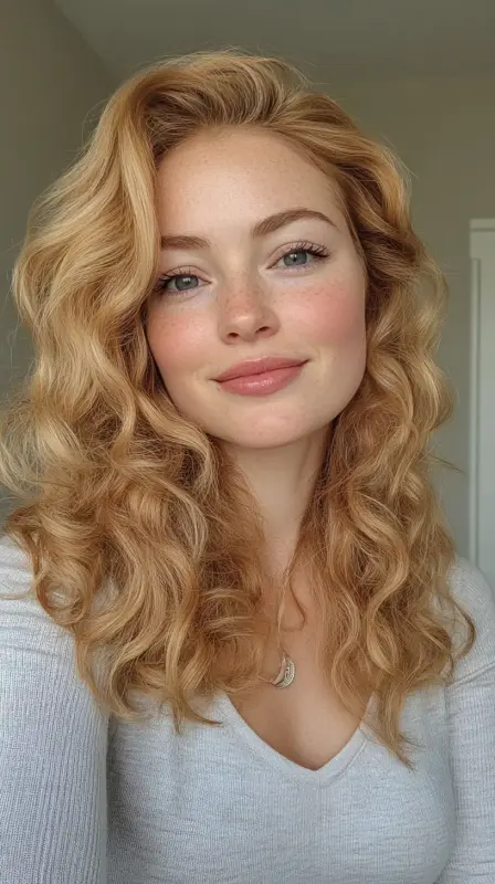 Capture Waves of Elegance with Every Blowout - curled blowout hair