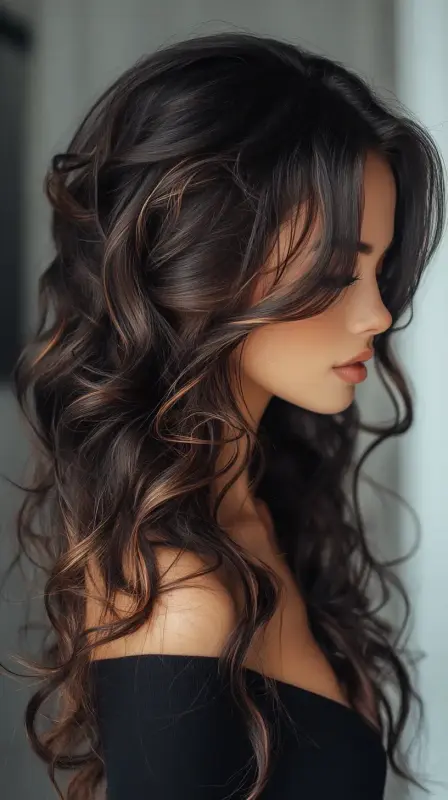 Unleash the Glam: Wave Your Way to Elegance - curled blowout hair