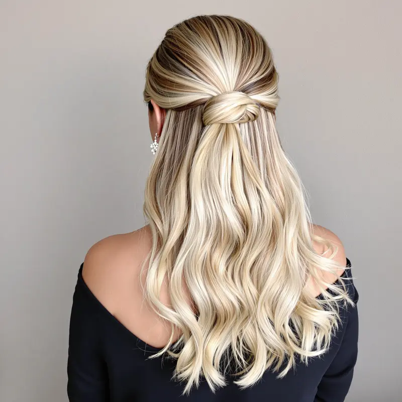 Captivating Charm: Unleash Your Inner Heiress - old money blonde hair