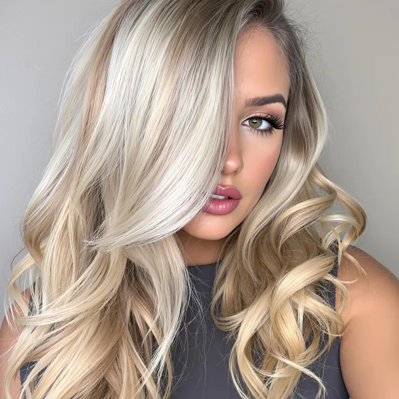 Golden Glamour: A Nod to Vintage Luxury - old money blonde hair