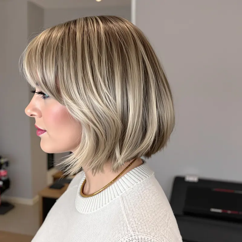 Luxe Locks: The Timeless Blonde Bob - old money blonde short hair