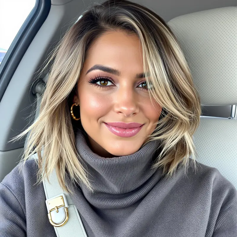 Golden Allure: A Dance of Elegance and Poise - old money blonde short hair