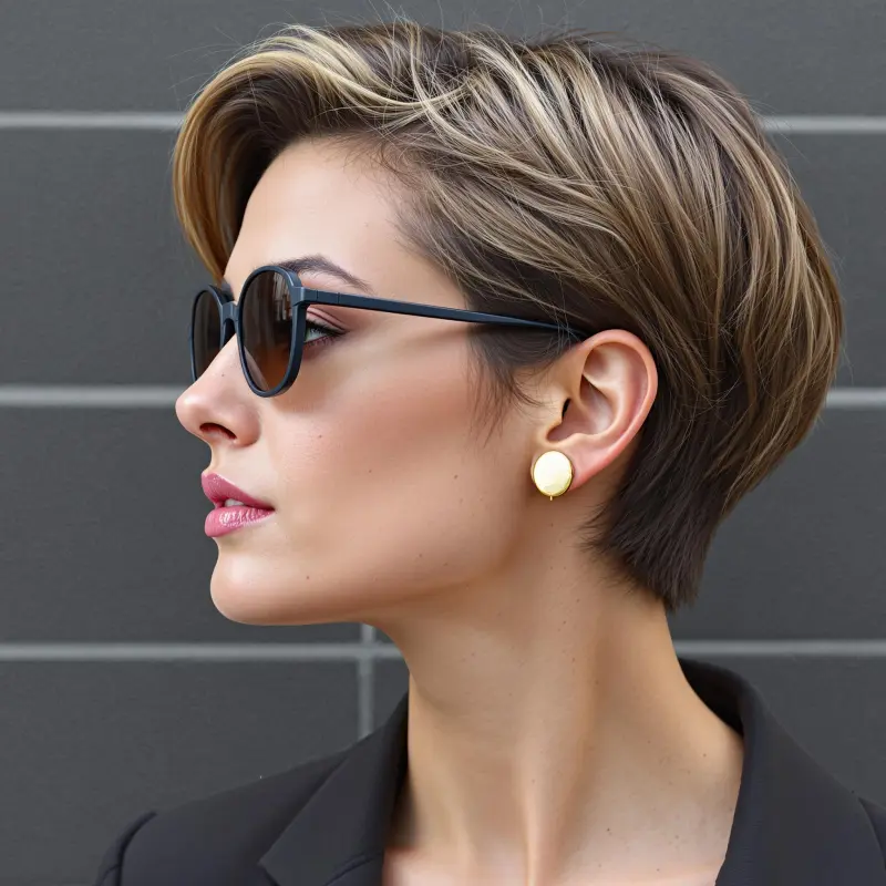 Radiant Glamour: Where Classic Meets Chic - old money blonde short hair