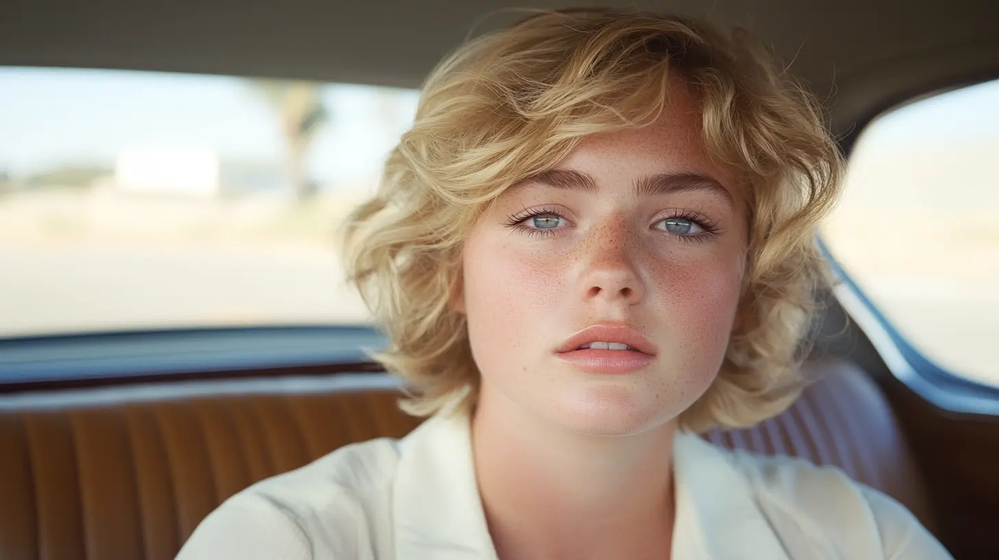 old money blonde short hair 2