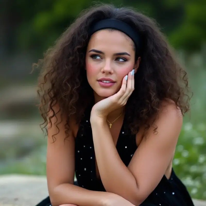 Aristocratic Allure: Embrace the Old Money Waves - old money curly hair