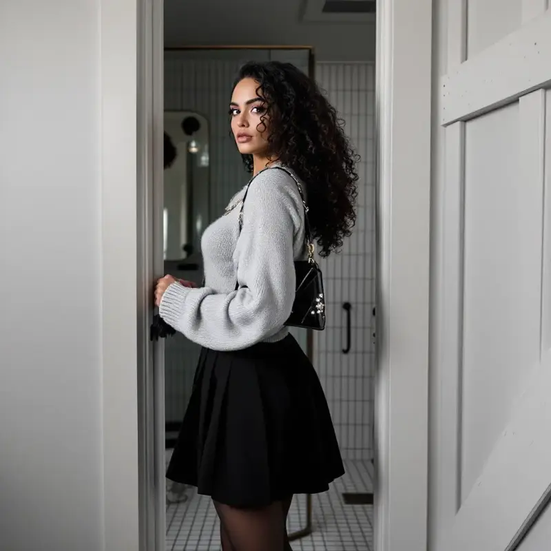 Classic Glamour, Reimagined - old money curly hair
