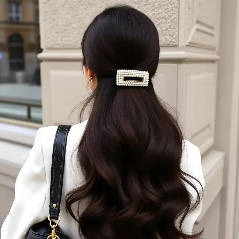 Pearls of Grace: Embrace "Old Money Hair" - old money long hair
