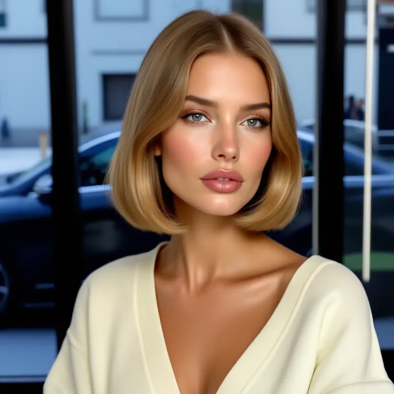 Effortless Elegance: The Unforgettable "Old Money Bob" - old money short hair