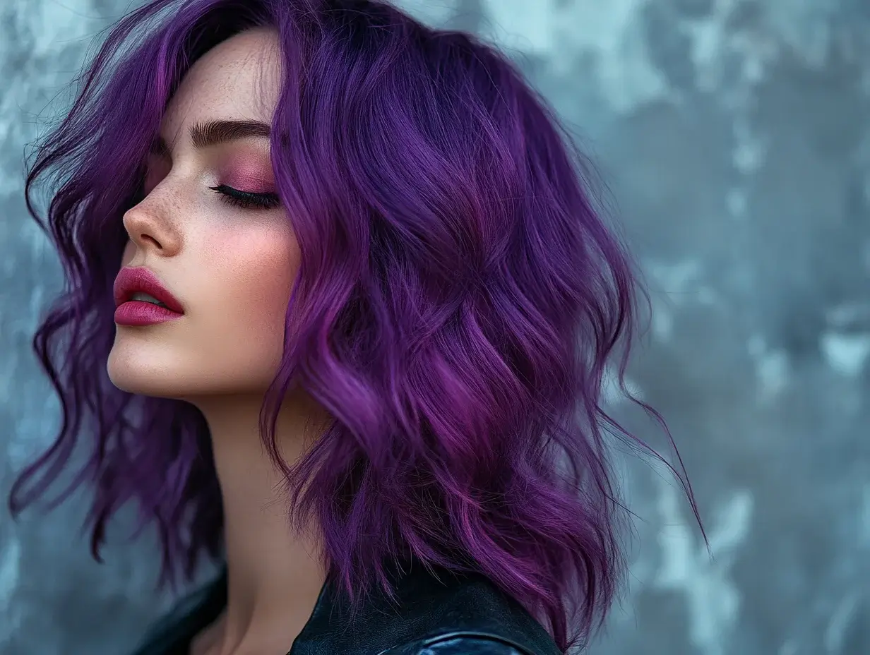 purple hair 2