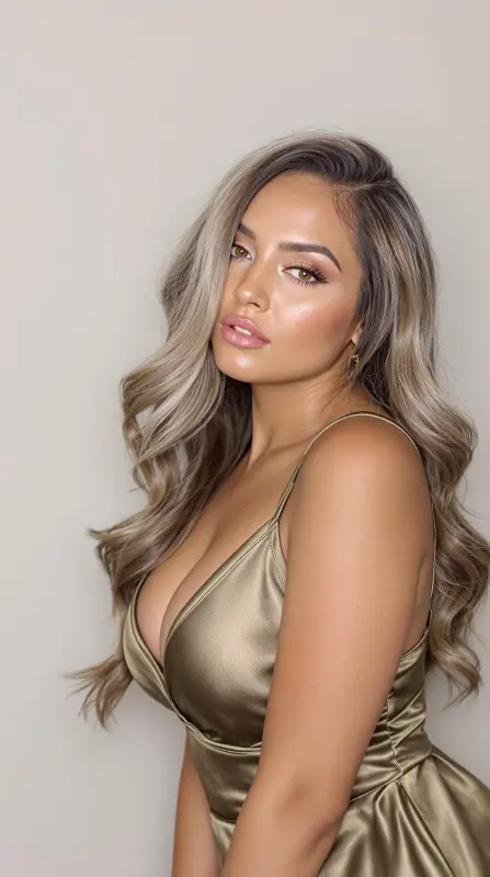 Waves of Radiance: Revel in Hair Elegance - volumous blowout hair