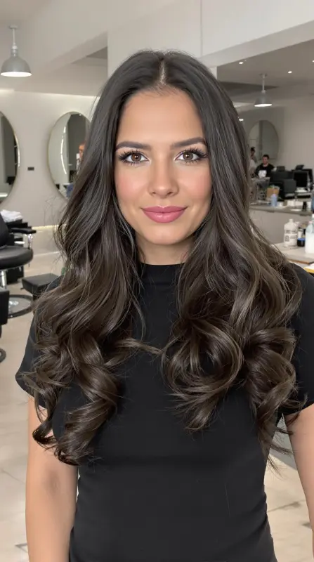 Whirl of Glam: Luxurious Waves - volumous blowout hair