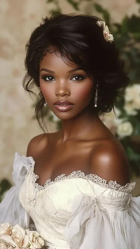 Glamorous Wave of 80s Prom Giggles - 80s Prom Hair