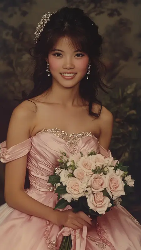 Glamorous Blast-from-the-Past: Iconic 80s Prom Curls - 80s Prom Hair