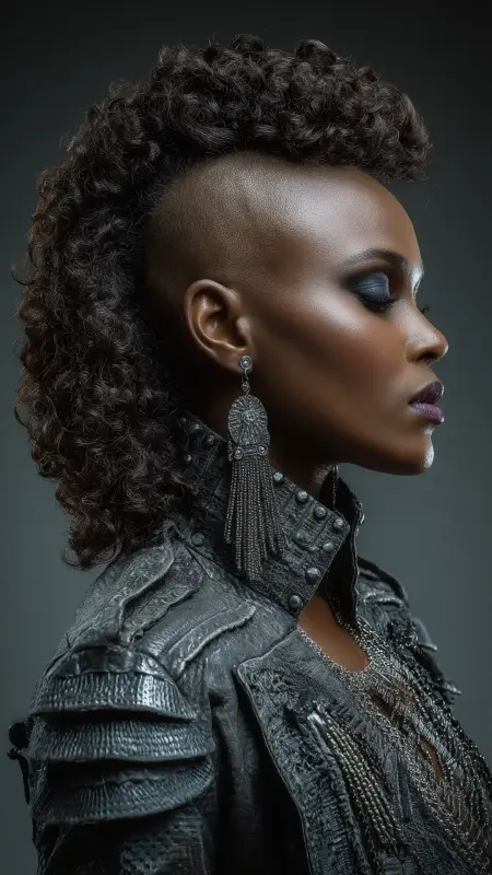 Afro Mohawk - Afrocentric Hairstyles