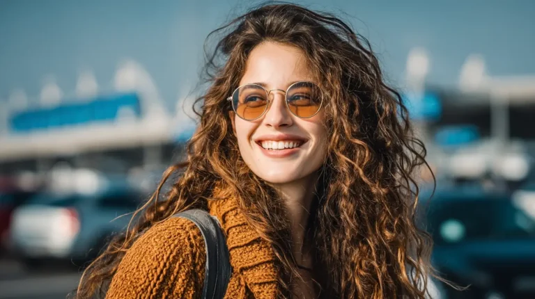 Airport Hairstyles for Curly Hair 2
