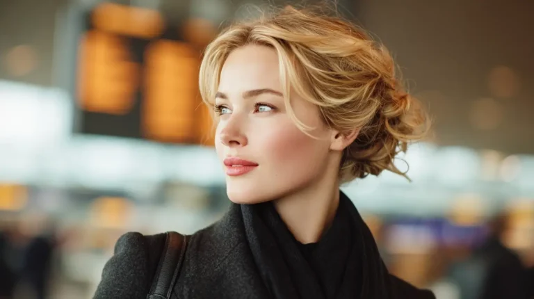 Airport Hairstyles for Short Hair 2