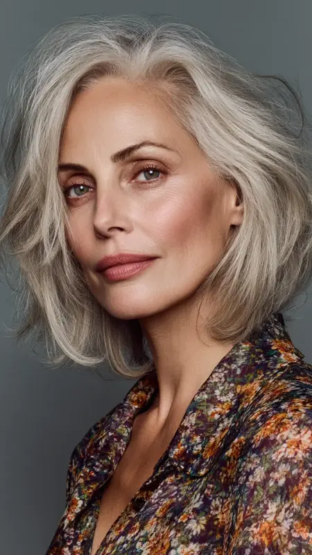 Airy Shag with Tapered Ends - Shaggy Hairstyles For Women Over 50