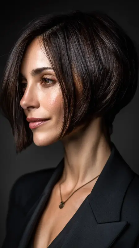 Angled Bob -  Timeless haircut 