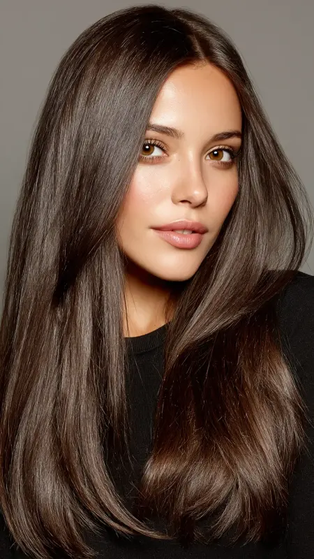 Ash Brown Chic - Classy hair color ideas