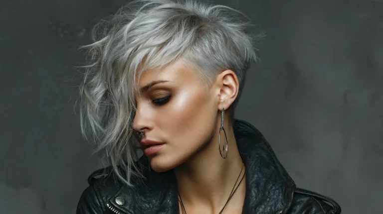 Asymmetrical face hairstyles 2