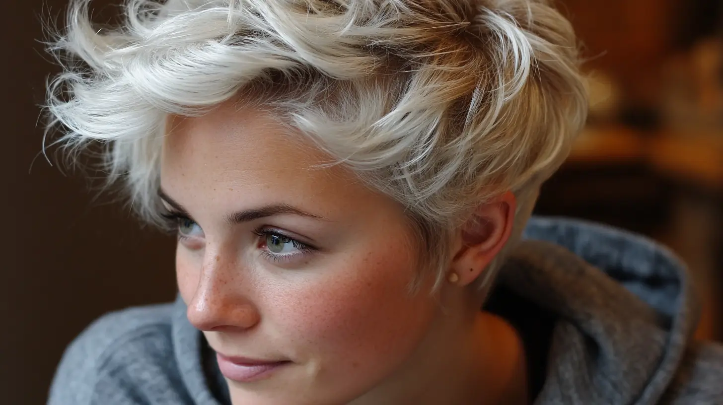 Asymmetrical hair 2 1