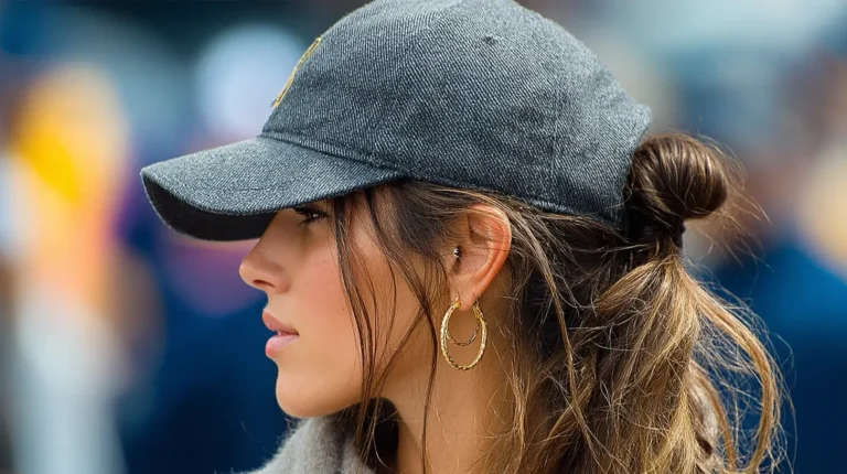 Baseball Cap Hairstyles 2