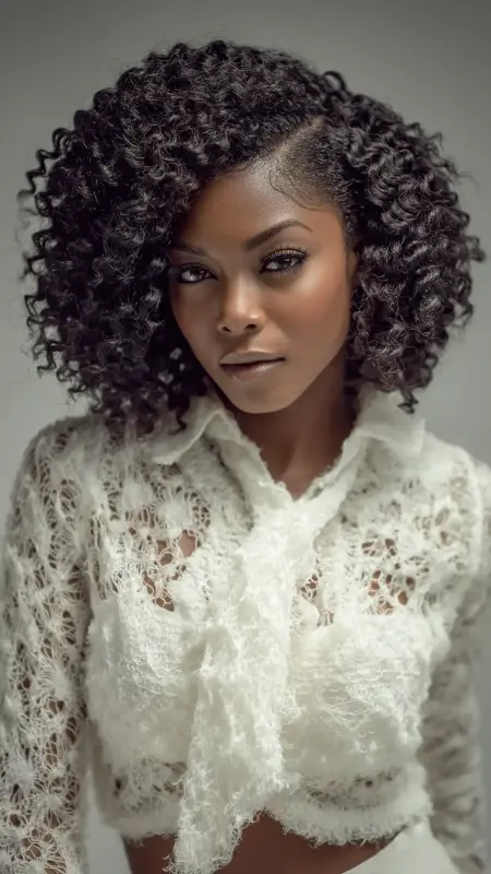 Bob-Length Water Wave Crochet - short crochet hairstyles