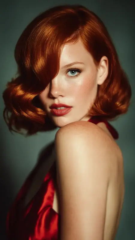 Bob with Sculpted Wave - Vintage bob hairstyle