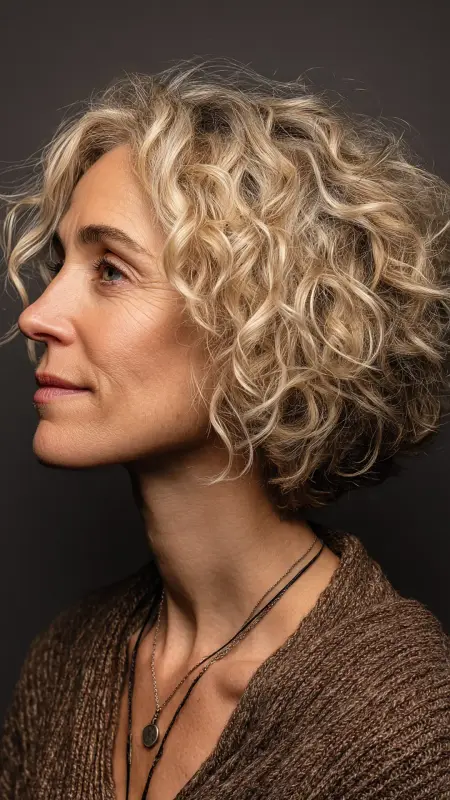 Bob with Soft Perm Waves - bob haircuts for women over 60 with fine hair