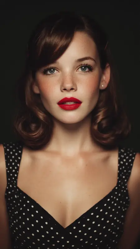 Bob with Victory Rolls - 50s bob